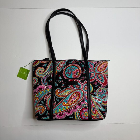 Vera Bradley Handbags - Vera Bradley Small Trimmed Vera – Parisian Paisley NWT